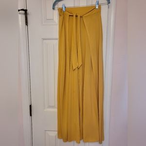 Tie-Waist Wide-Leg Pants